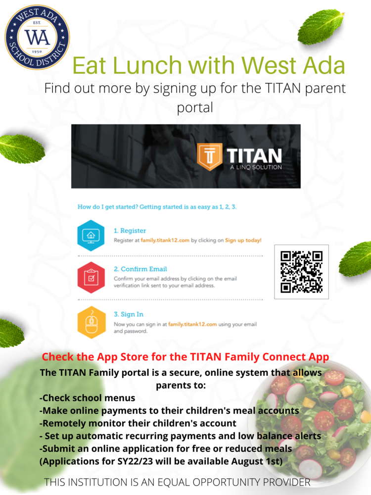 Eat Lunch with West Ada Lowell Scott Middle School