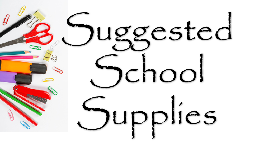 Suggested School Supplies Pathways Middle School