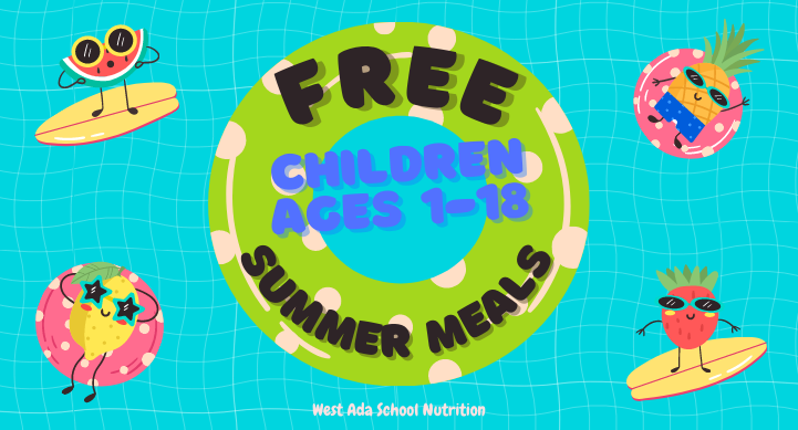 Free Summer Meals: Children Ages 1-18