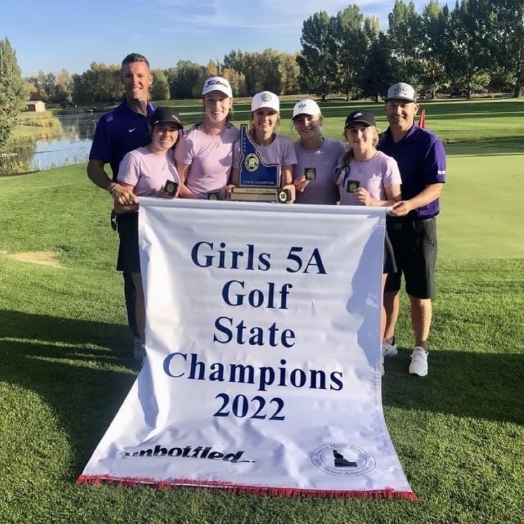 girls golf 5A champions